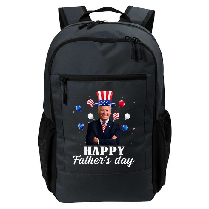 Happy Fathers Day 4th Of July Anti Joe Biden Support Trump Daily Commute Backpack