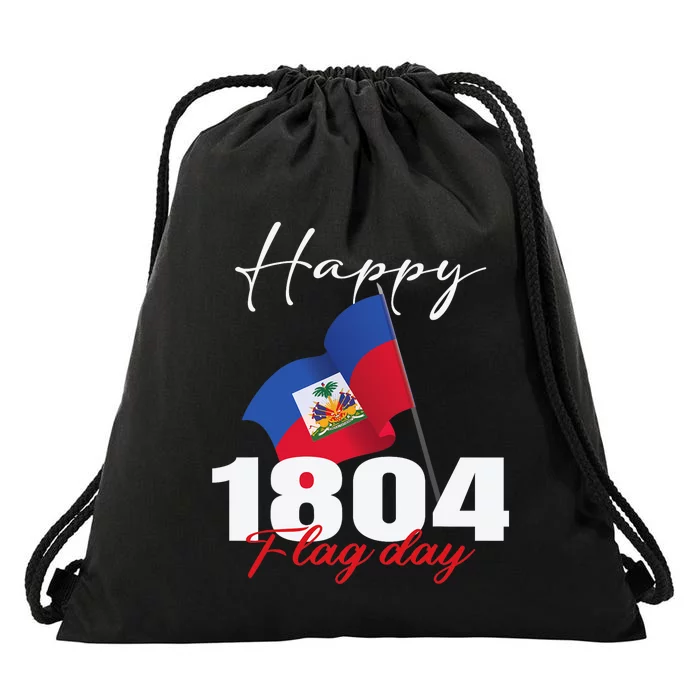 Haitian Flag Day Haiti 1804 For Proud Haitian Drawstring Bag