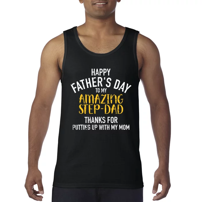 Happy father's day step dad Tank Top