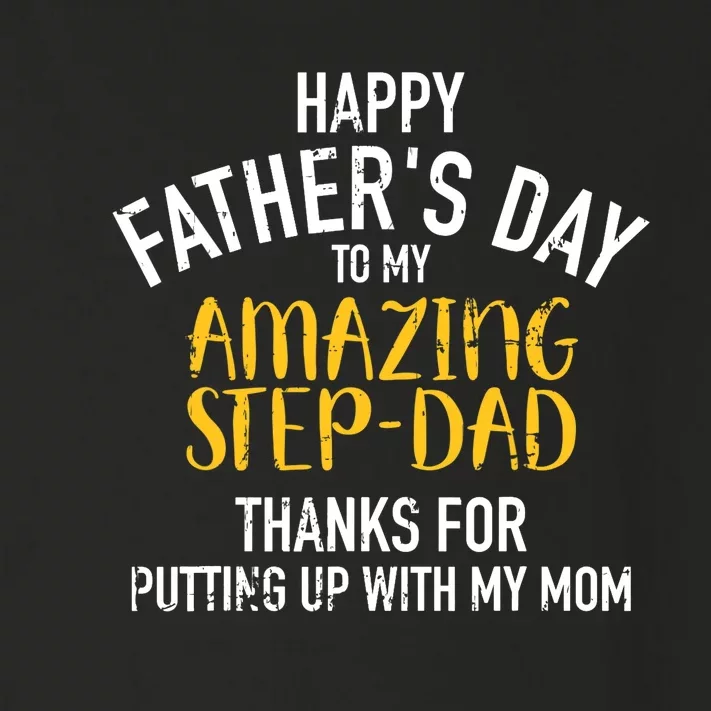 Happy father's day step dad Toddler Long Sleeve Shirt