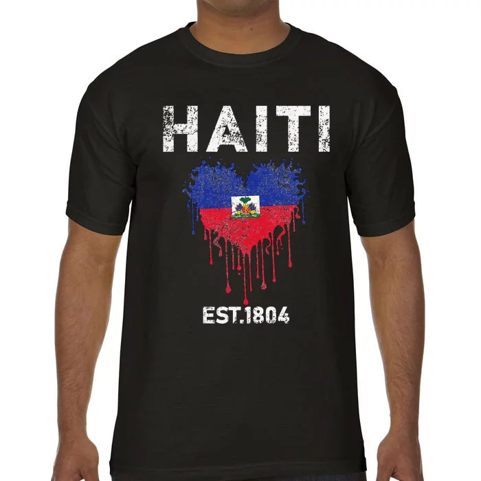 Haiti Flag Day Haitians Flag Pride Comfort Colors T-Shirt