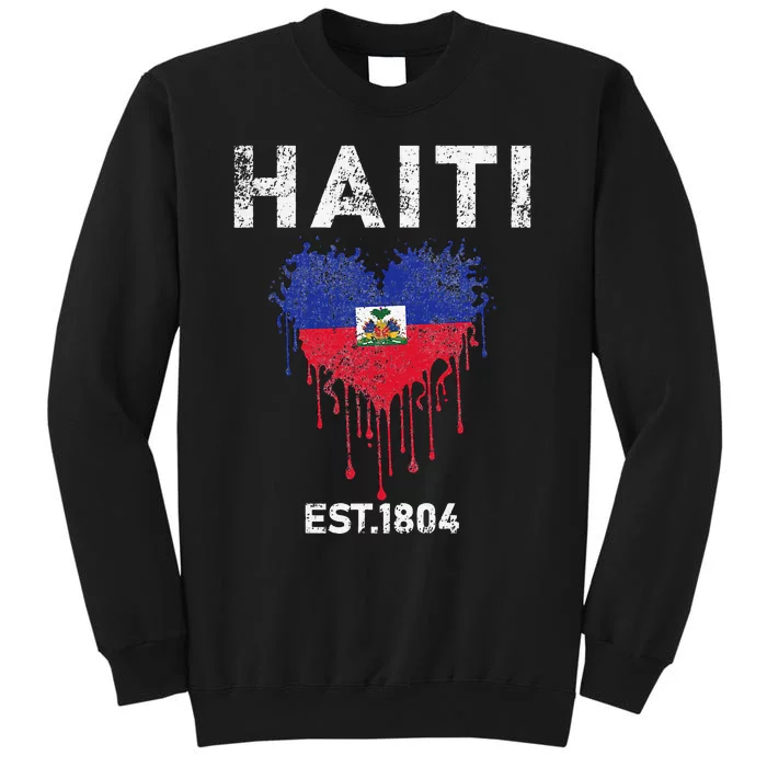 Haiti Flag Day Haitians Flag Pride Tall Sweatshirt