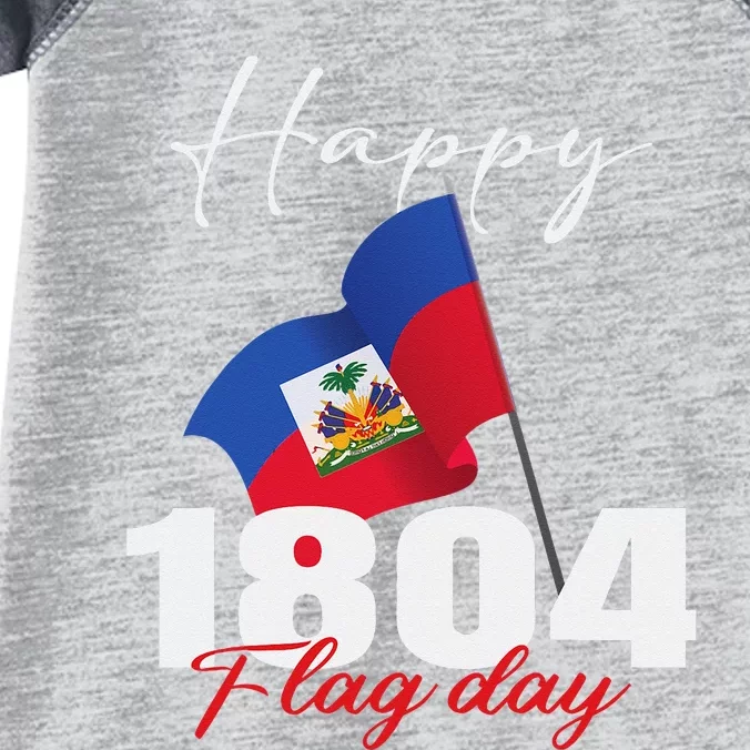 Haitian Flag Day Haiti 1804 for Proud haitian Infant Baby Jersey Bodysuit