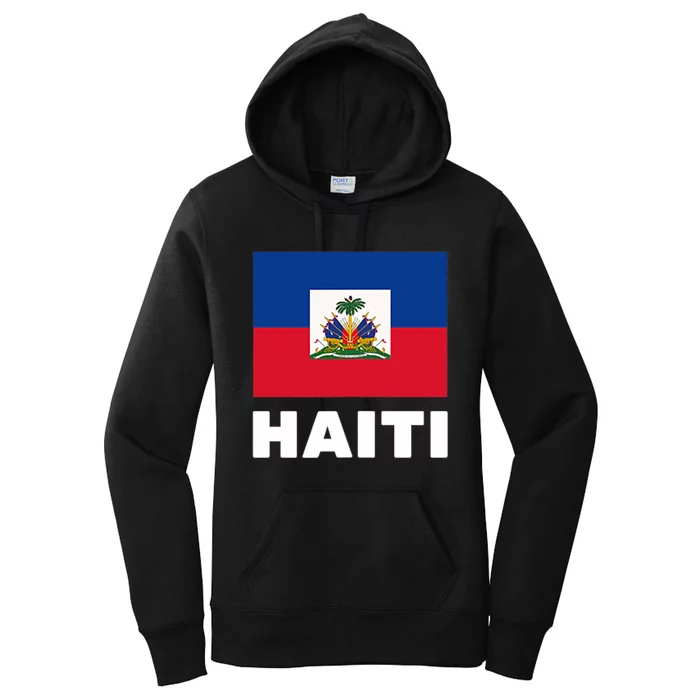 Haitian Flag Day Cool Haiti Flag Pride Women's Pullover Hoodie