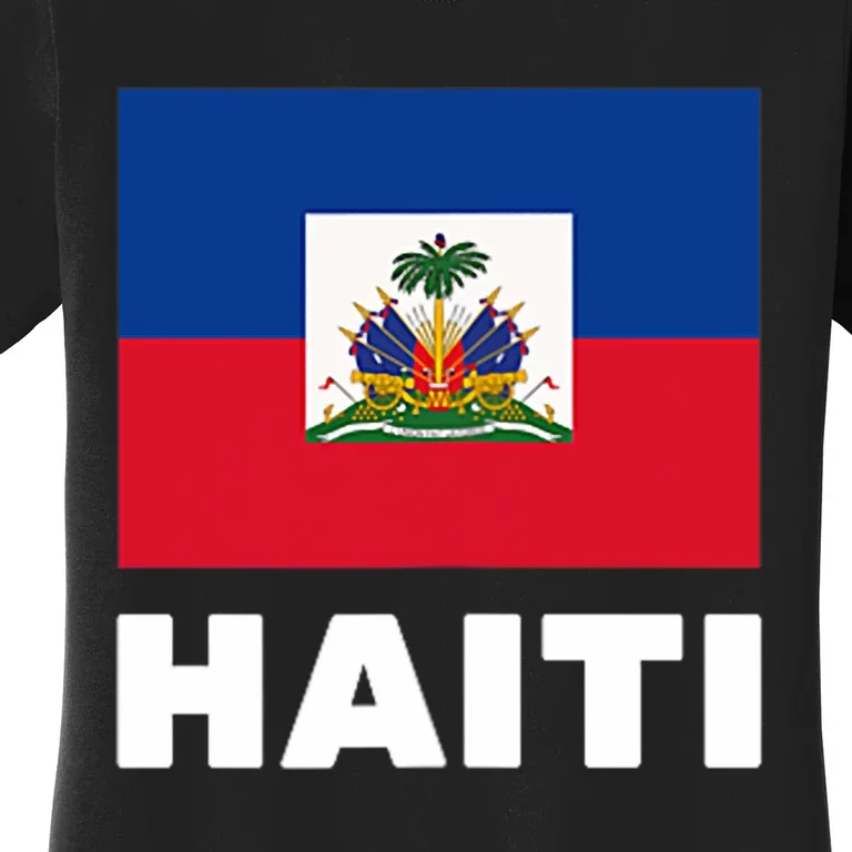 Haitian Flag Day Cool Haiti Flag Pride Women's T-Shirt