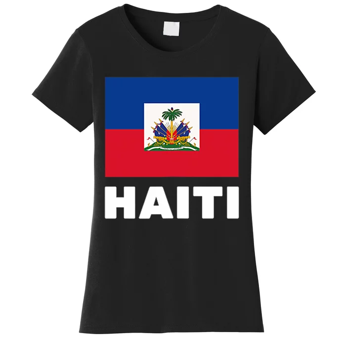 Haitian Flag Day Cool Haiti Flag Pride Women's T-Shirt