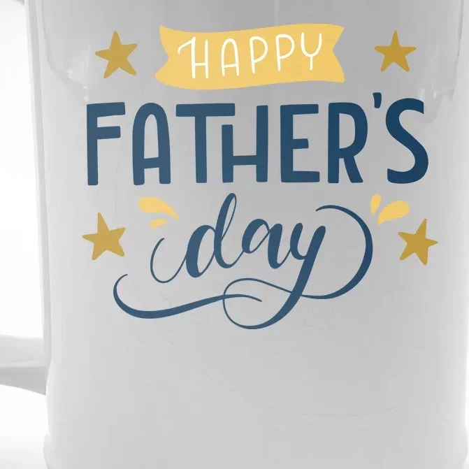 Happy Fathers Day Celebration Gift Front & Back Beer Stein