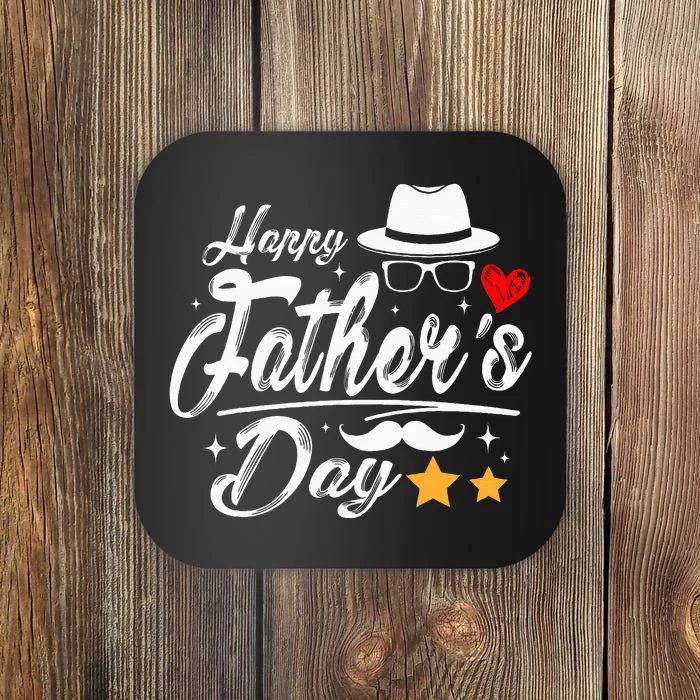 Happy Fathers Day 2024 For Dad Papa Coaster