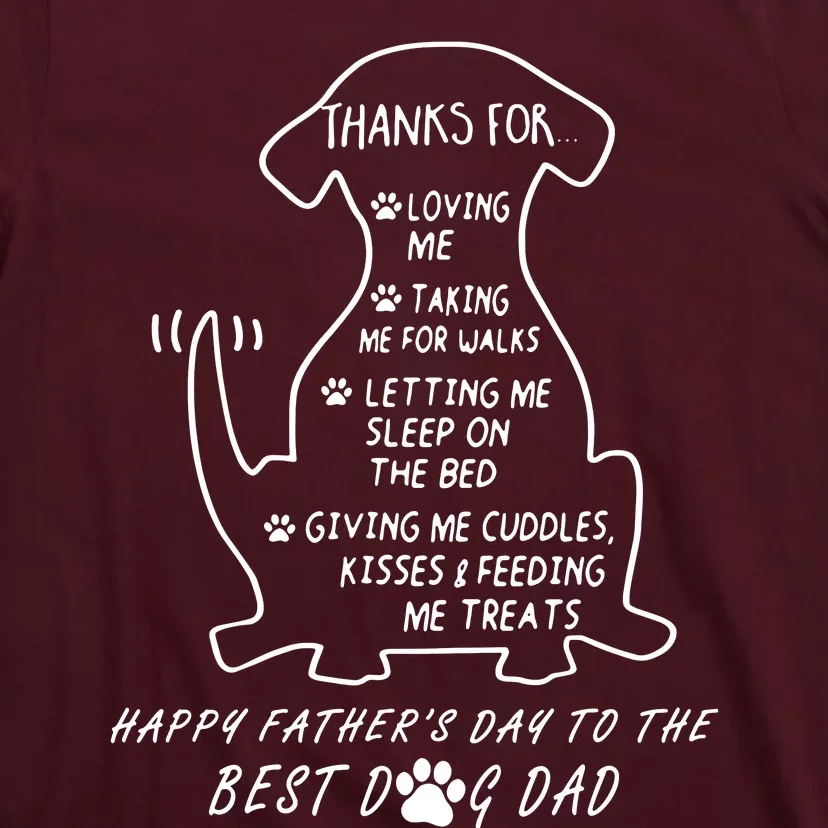 Happy FatherS Day To The Best Dog Dad T-Shirt