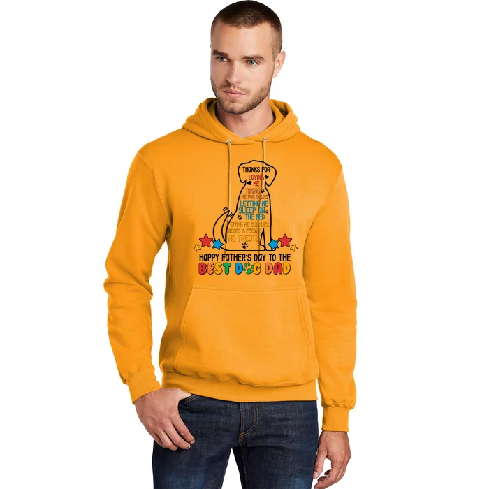 Happy Father's Dad To The Best Dog Dad Hoodie