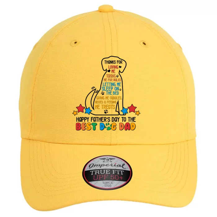 Happy Father's Dad To The Best Dog Dad The Original Performance Cap