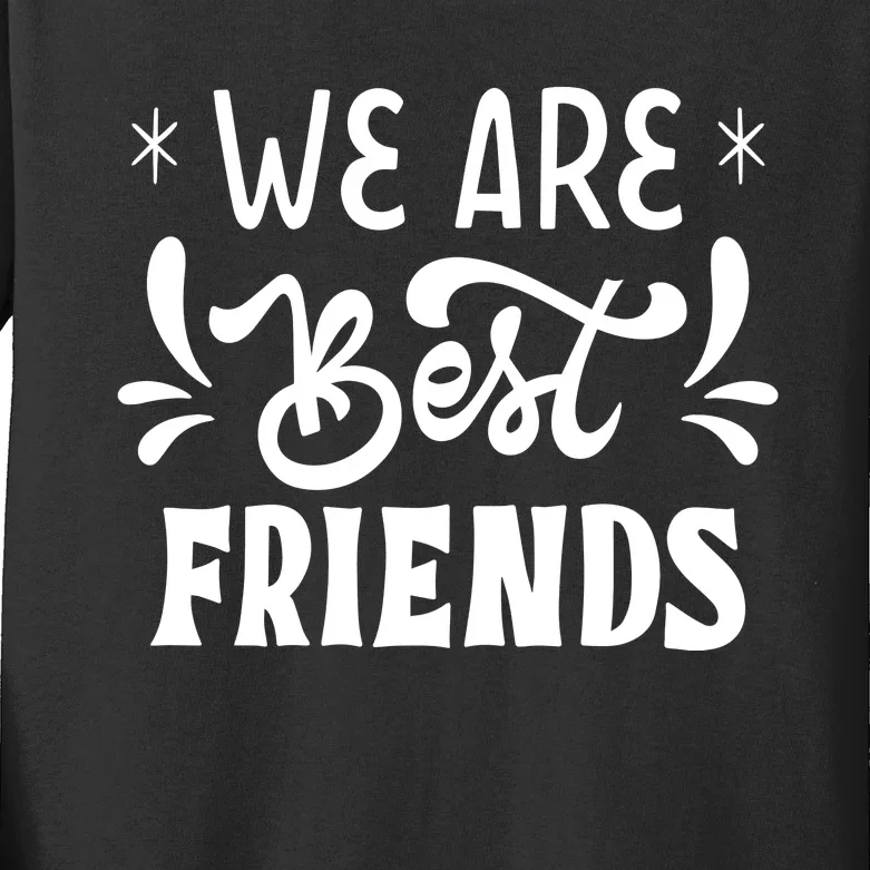 Happy Friendship Day Celebration Graphic Kids Long Sleeve Shirt