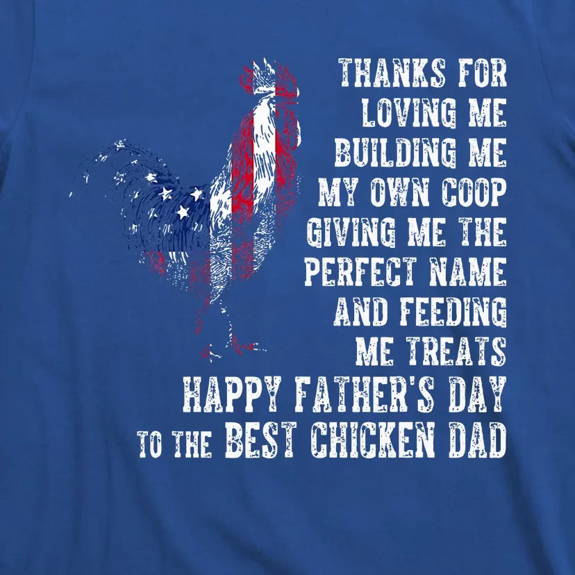 Happy FatherS Day To The Best Chicken Dad T-Shirt