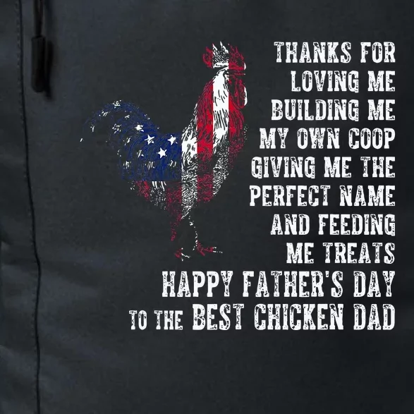 Happy FatherS Day To The Best Chicken Dad Daily Commute Backpack