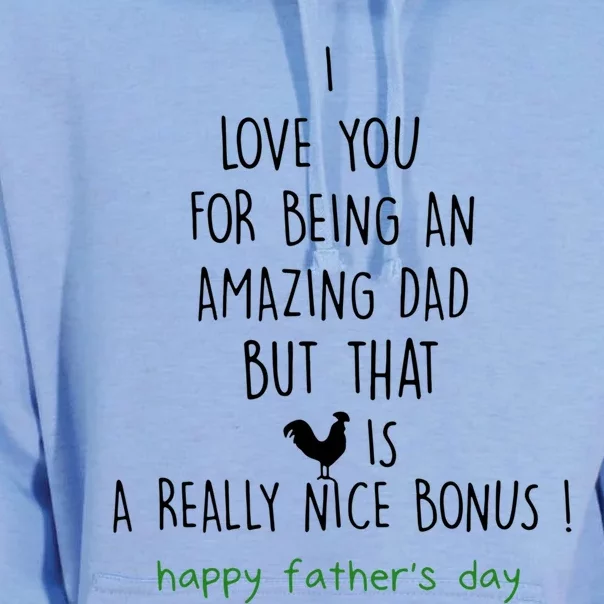 Happy Father Day I Love You For Being An Amazing Dad Gift Unisex Surf Hoodie