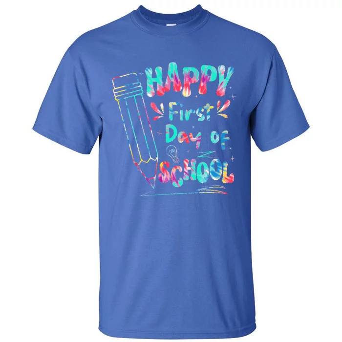 Happy First Day Of School Summers Out For School Tall T-Shirt