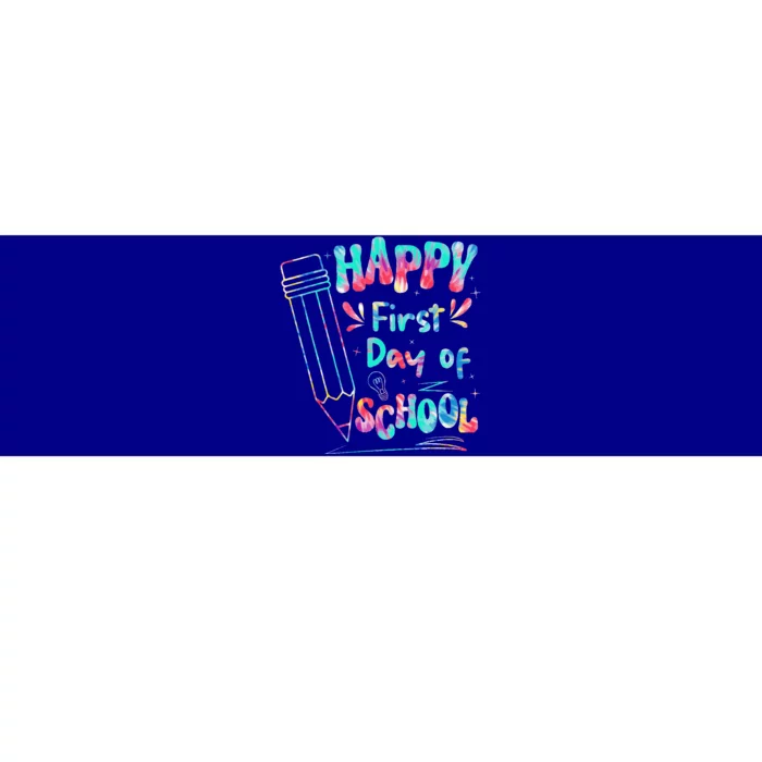 Happy First Day Of School Summers Out For School Bumper Sticker