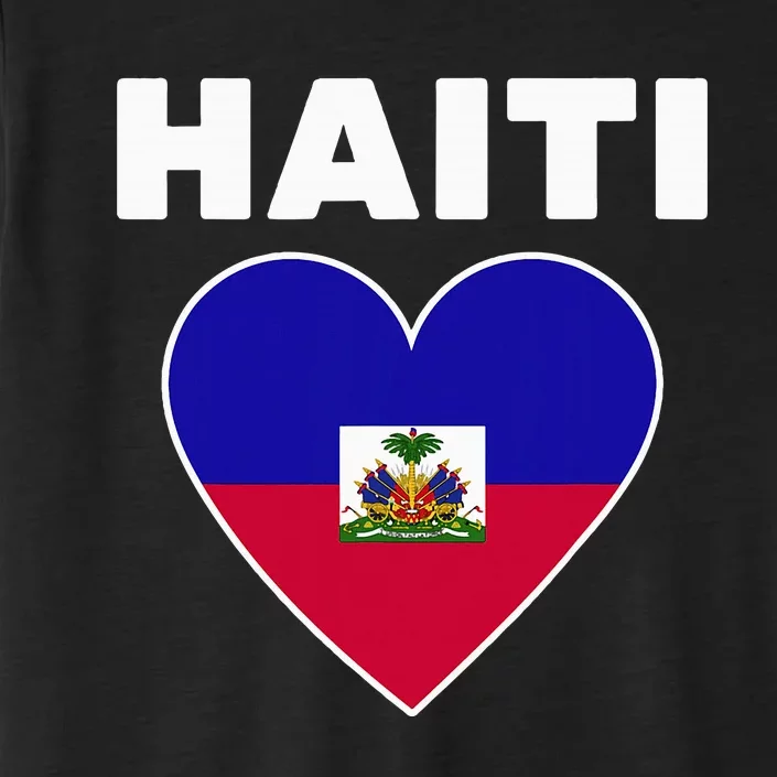 Haitian Flag Day Cool Haiti Flag Heart Pride ChromaSoft Performance T-Shirt