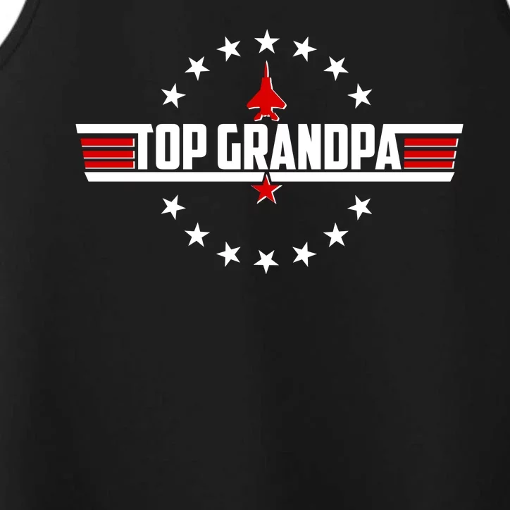 Happy Father's Day Top Grandpa Performance Tank