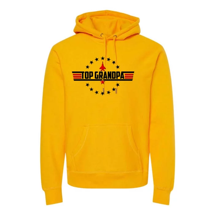 Happy Father's Day Top Grandpa Premium Hoodie