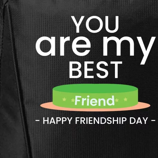 Happy Friendship Day Celebration City Backpack