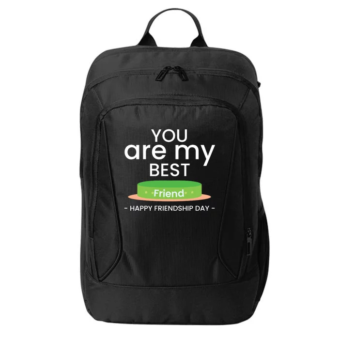 Happy Friendship Day Celebration City Backpack