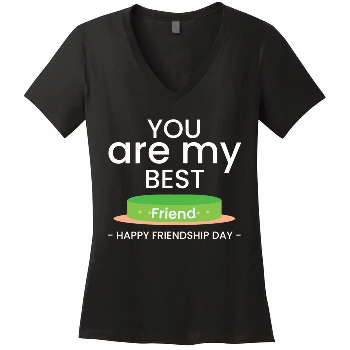 Happy Friendship Day Celebration Women's V-Neck T-Shirt