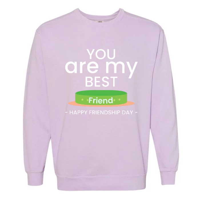 Happy Friendship Day Celebration Garment-Dyed Sweatshirt