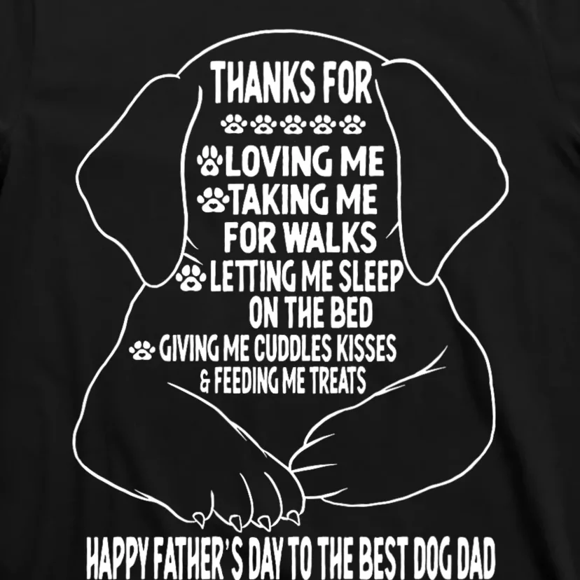 Happy FatherS Day Dog Dad T-Shirt