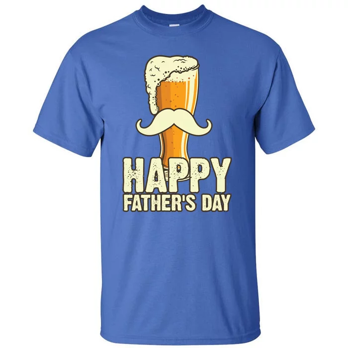 Happy Father's Day Beer Love Family Cute Gift Tall T-Shirt