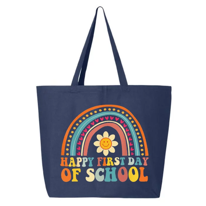 Happy First Day Of School For Teachers Back To School 25L Jumbo Tote