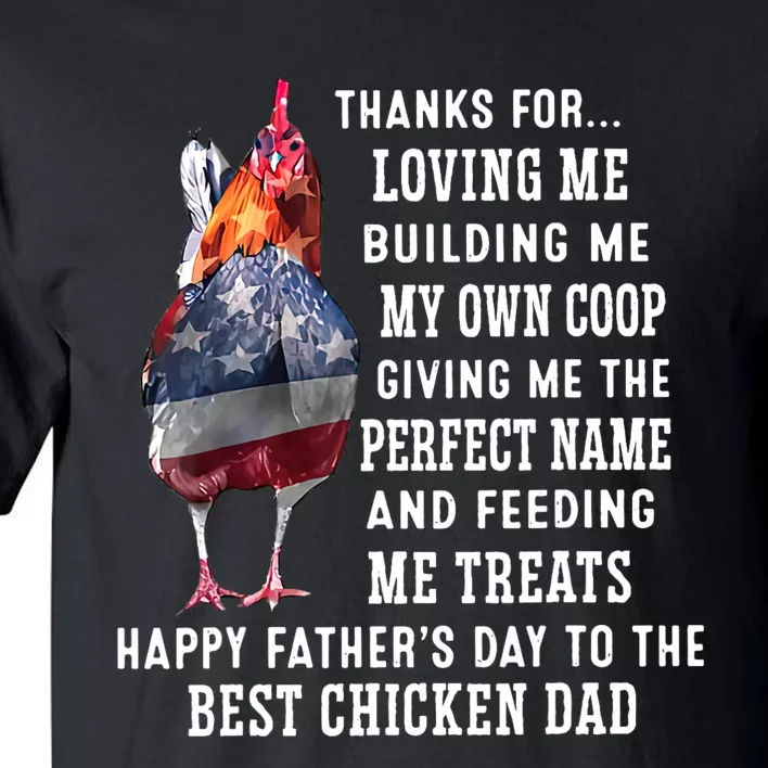 Happy FatherS Day To The Best Chicken Dad Tall T-Shirt