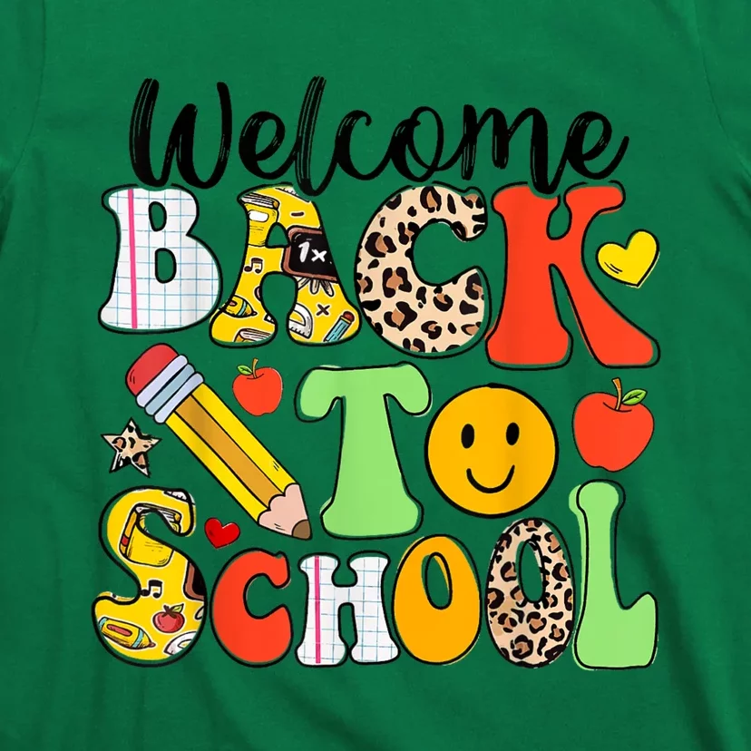 Happy First Day Of School Back To School Excitement Starting Strong School Ad T-Shirt