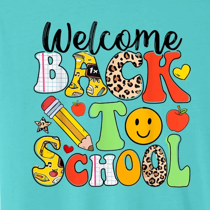 Happy First Day Of School Back To School Excitement Starting Strong School Ad ChromaSoft Performance T-Shirt