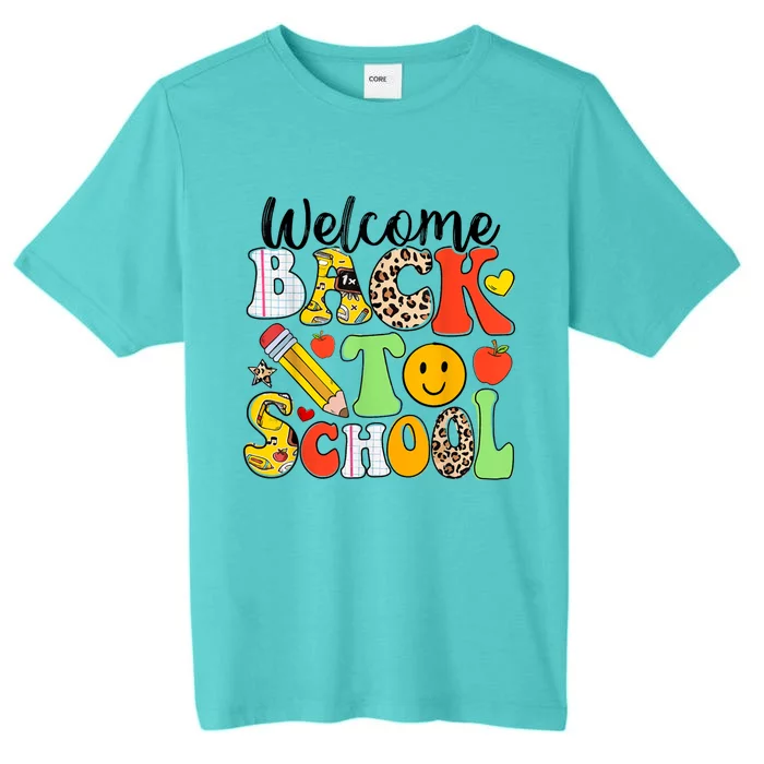 Happy First Day Of School Back To School Excitement Starting Strong School Ad ChromaSoft Performance T-Shirt