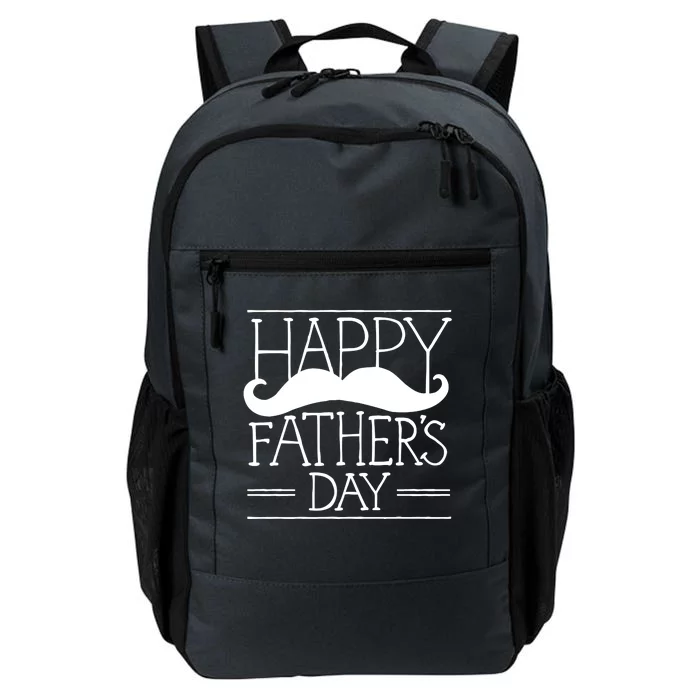 Happy Father's Day Mustache Gift Daily Commute Backpack