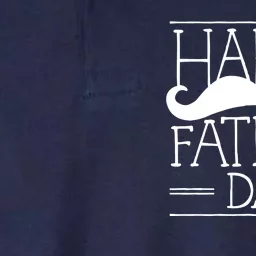 Happy Father's Day Mustache Gift Softstyle Adult Sport Polo