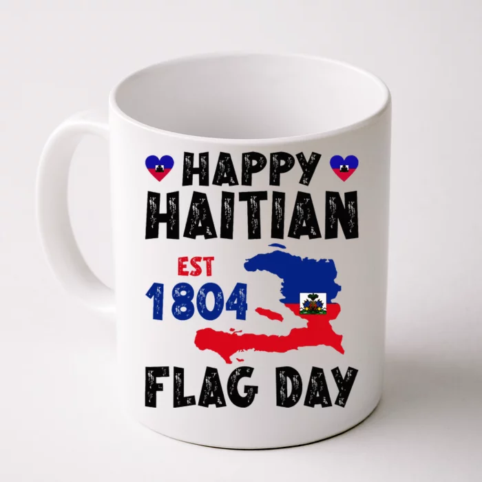 Haiti Flag Day Haitian Map Flag Celebration Front & Back Coffee Mug