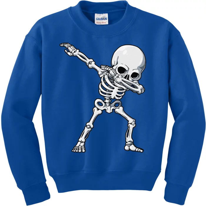 Halloween For Dabbing Skeleton Costume Kids Sweatshirt