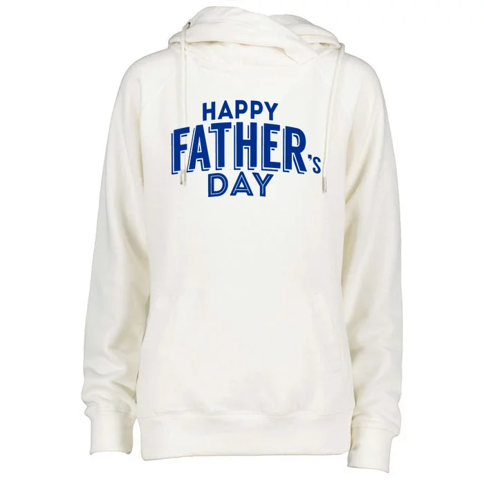 Happy Father's Day Gift For Dad Womens Funnel Neck Pullover Hood