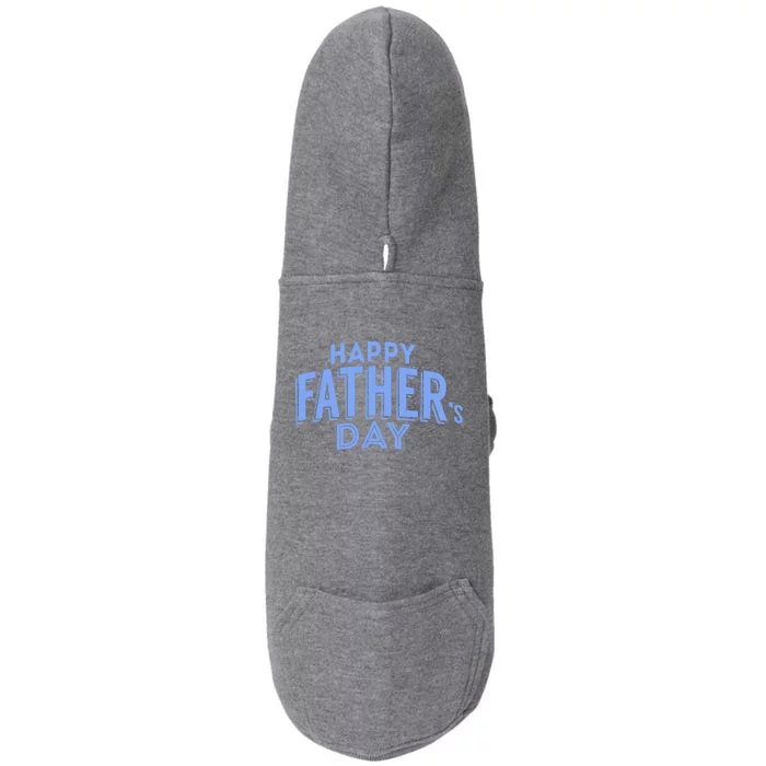 Happy Father's Day Gift For Dad Doggie 3-End Fleece Hoodie