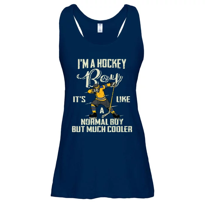 Hockey Funny Dabbing Player Ladies Essential Flowy Tank