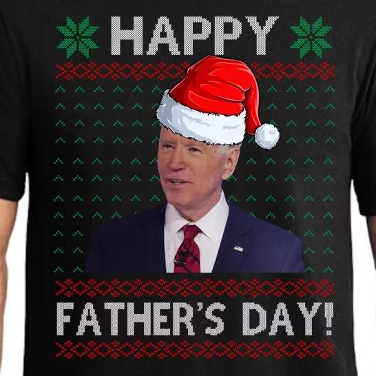 Happy Father's Day Funny Joe Biden Christmas Joke Pajama Set