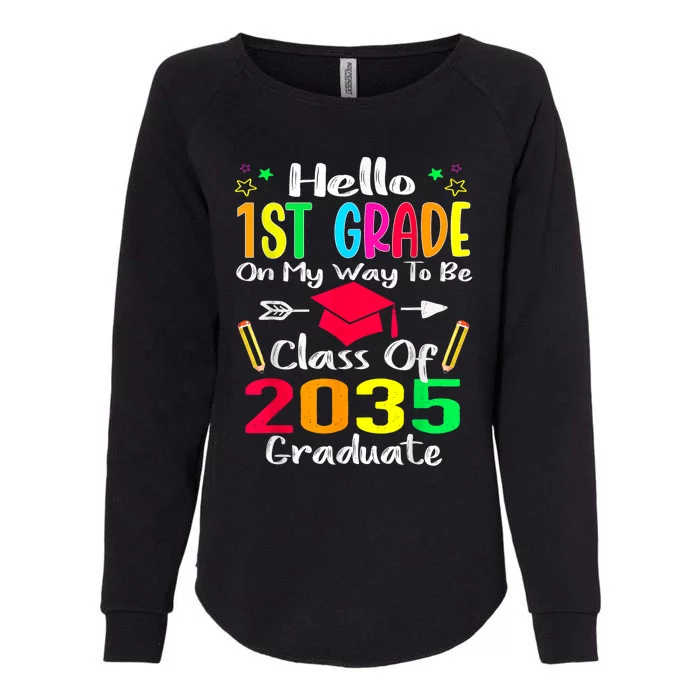 Happy First Day Of School Teach Class School Teacher Womens California Wash Sweatshirt