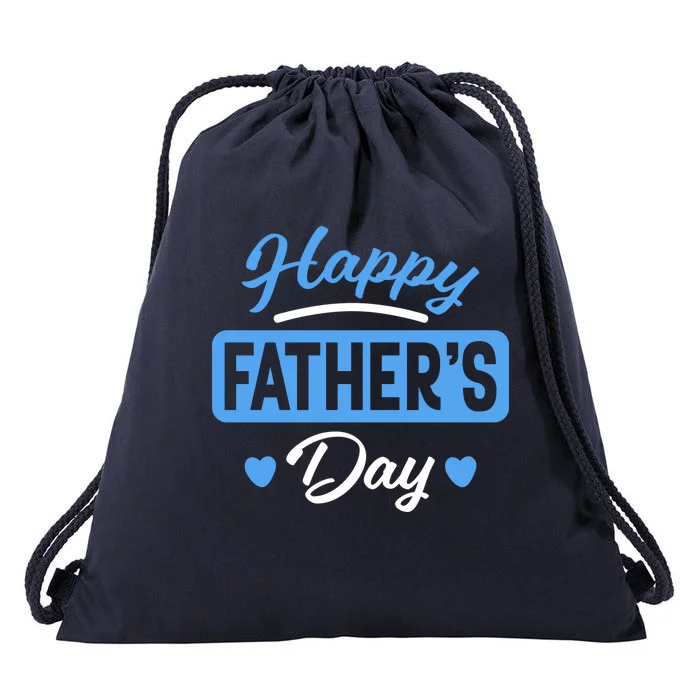 Happy Father's Day Gift Drawstring Bag