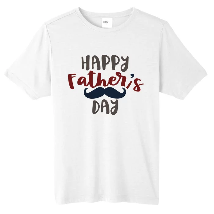 Happy Father's Day Mustache ChromaSoft Performance T-Shirt