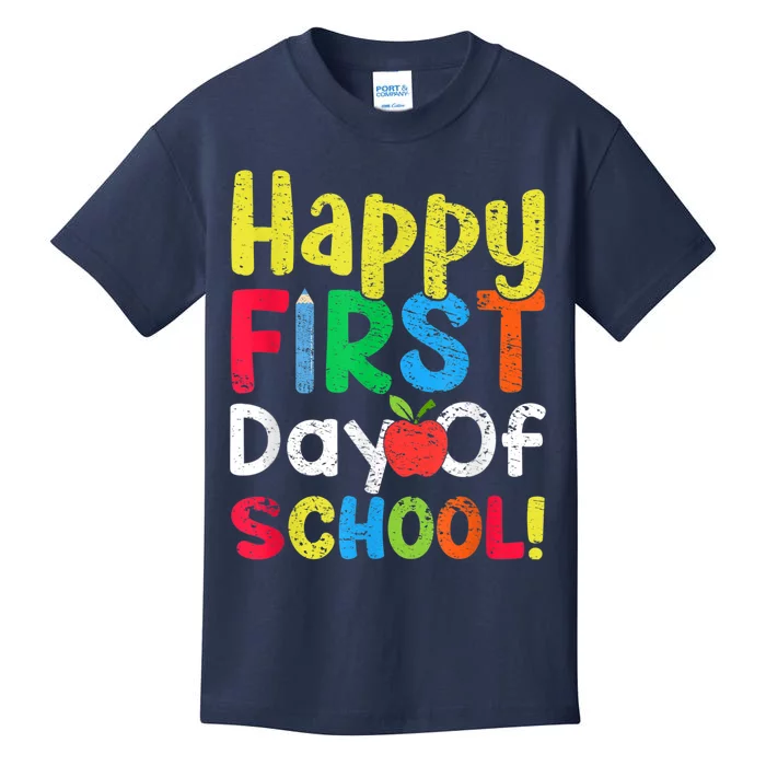 Happy First Day Of School Teachers Students Kids T-Shirt