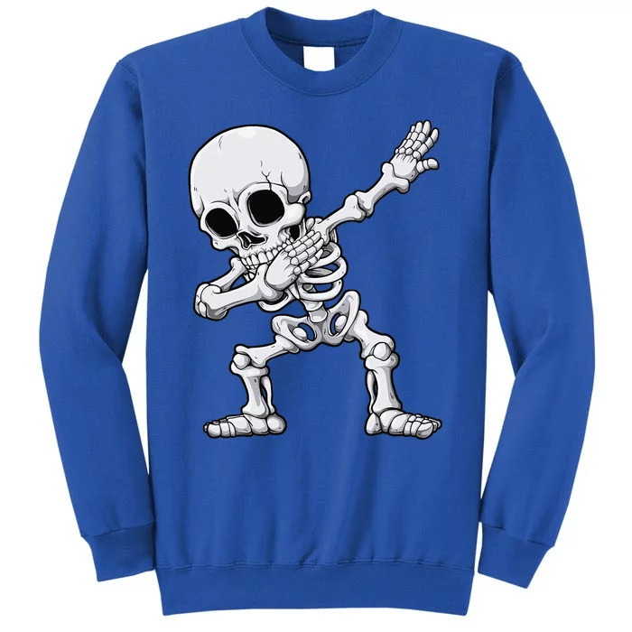 Halloween Funny Dabbing Skeleton Skull Rib Cage Dab Dance Tall Sweatshirt