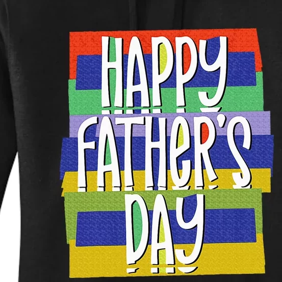 Happy FatherS Day Daddy For Dad Son Daughter Women's Pullover Hoodie