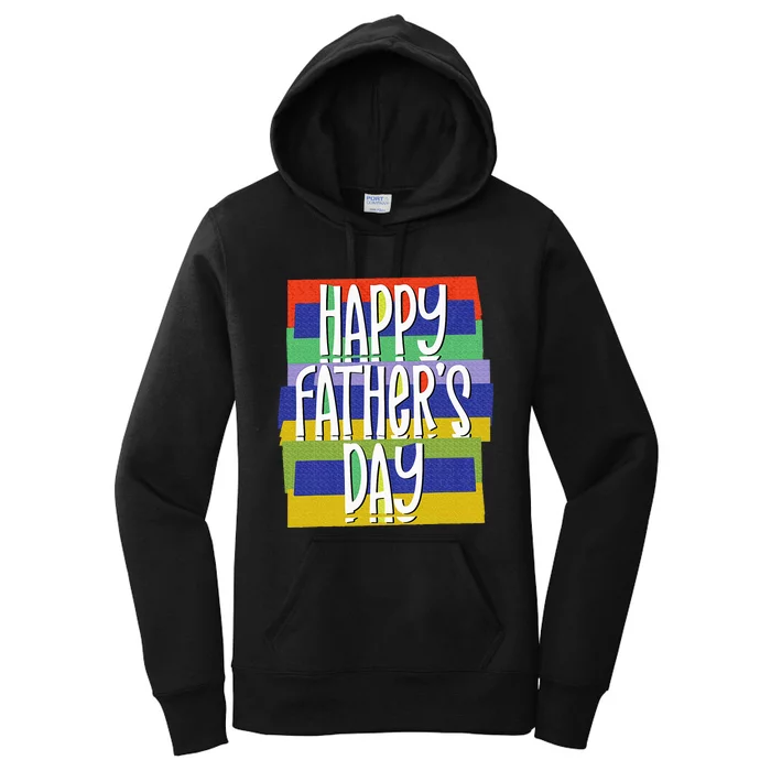 Happy FatherS Day Daddy For Dad Son Daughter Women's Pullover Hoodie